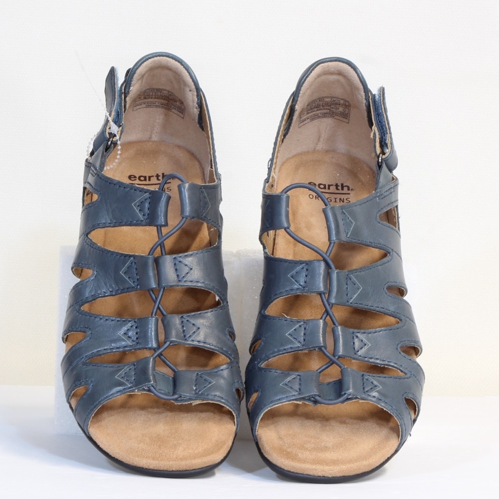Earth Origins Bea Navy Blue Strappy Sandals
